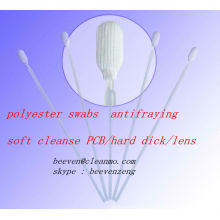 100ppi Cleanroom forte limpar capacidade poliéster esponja cotonete com alça longa